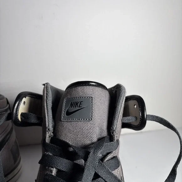 Size 13 Big Nike High Canvas Gray/Black Sneakers Shoes504614-010